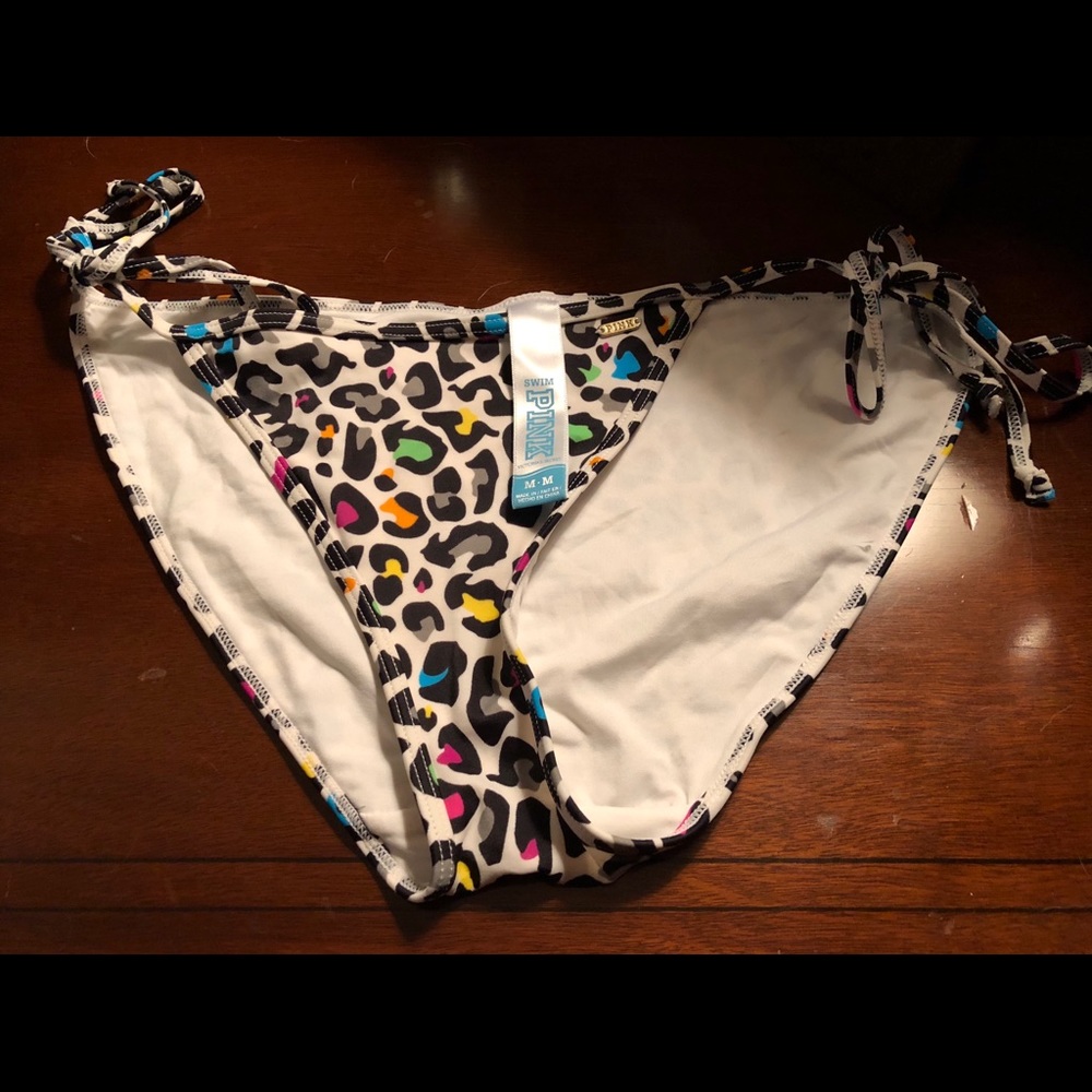 Leopard print Pink Victoria Secret string bikini!
